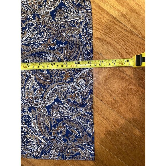 Vintage Pendleton Country Sophisticates Shirt Womens Blue Paisley Made USA 90s - Picture 11 of 11